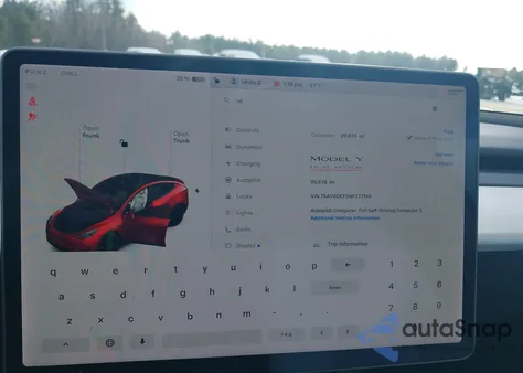 2022 Tesla Model Y Performance Dual Motor All-Wheel Drive из США, поврежденный, VIN 7SAYGDEF5NF377146